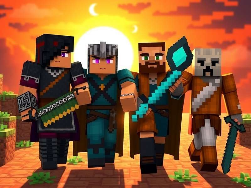 Minecraft skin of Tyrion Lannister in elaborate red and gold clothing