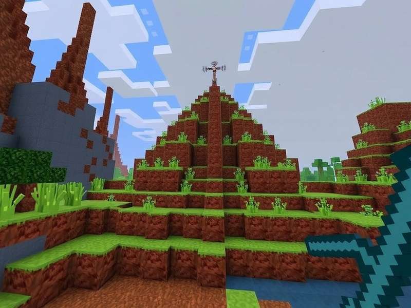 Visual comparison of Minecraft Bedrock gamemodes: Survival, Creative, Adventure, Spectator