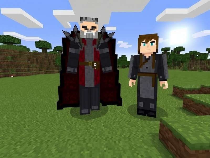 Minecraft skin of Jon Snow in black Night's Watch uniform