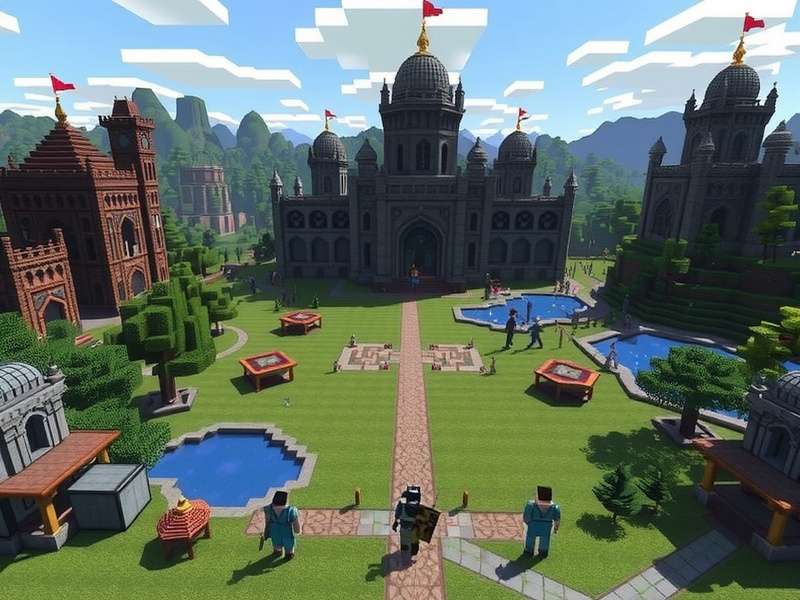 Minecraft Iron Throne Build