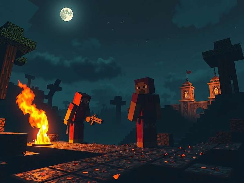Virtual candlelight vigil in Minecraft for deceased players