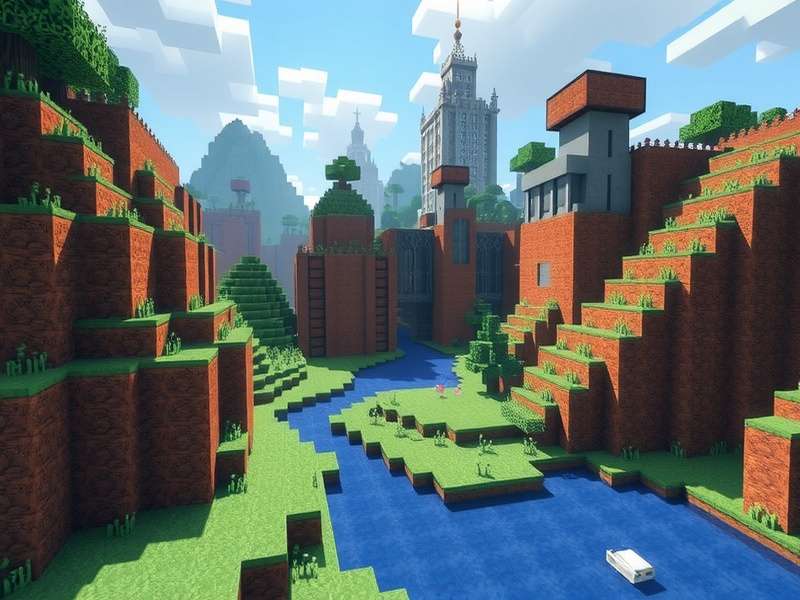 Four friends playing Minecraft together using multiple Nintendo Switch consoles in local wireless mode.