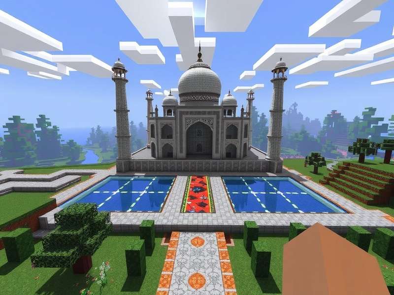 Visualization of Minecraft spawn radius mechanics showing circular spawning area