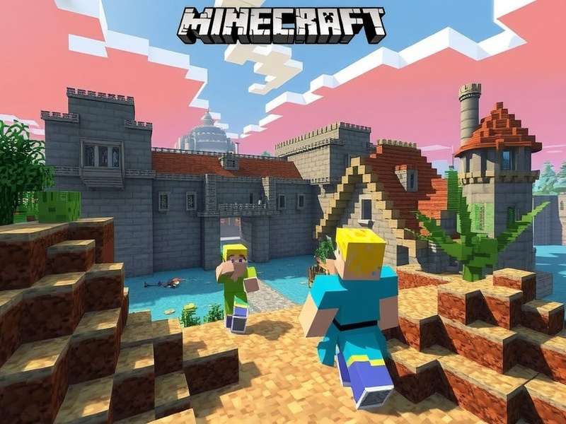 Minecraft Castle on a Hill