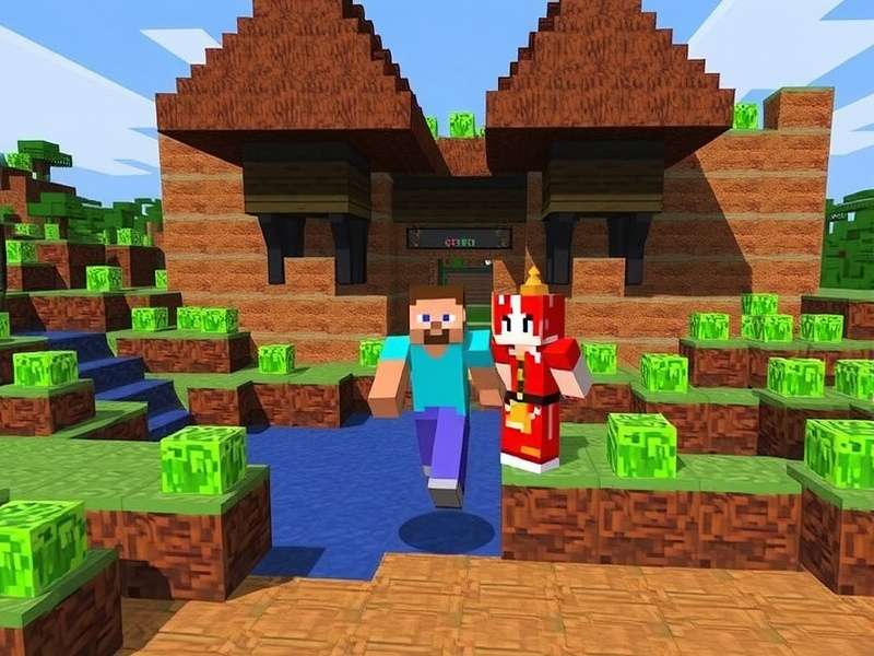 Minecraft landscape showcasing diverse biomes