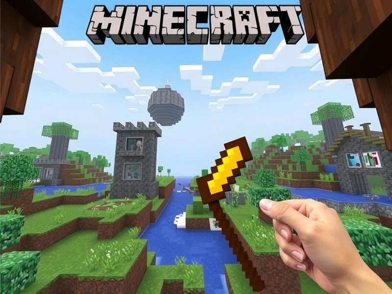 Minecraft game online free screenshot showing creative building