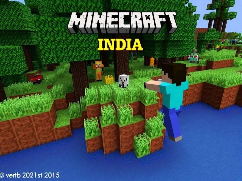 A screenshot of the early Minecraft Classic version from 2009, showing simple blocky terrain