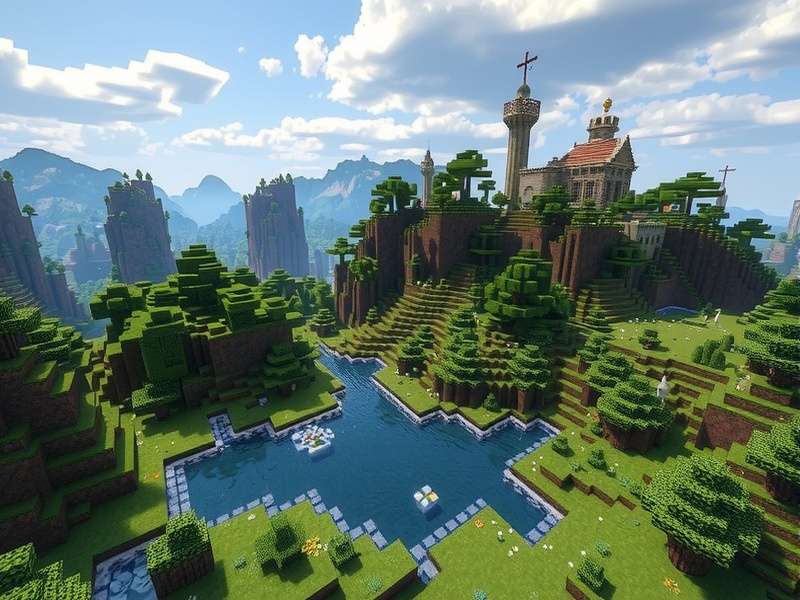 Minecraft Survival Mode gameplay on a computer screen