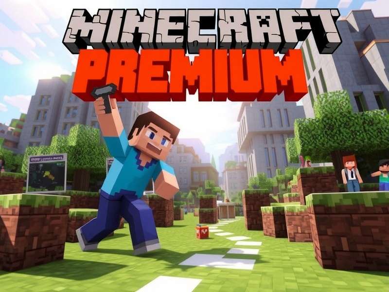 Minecraft Premium gameplay showcasing advanced building and multiplayer interaction
