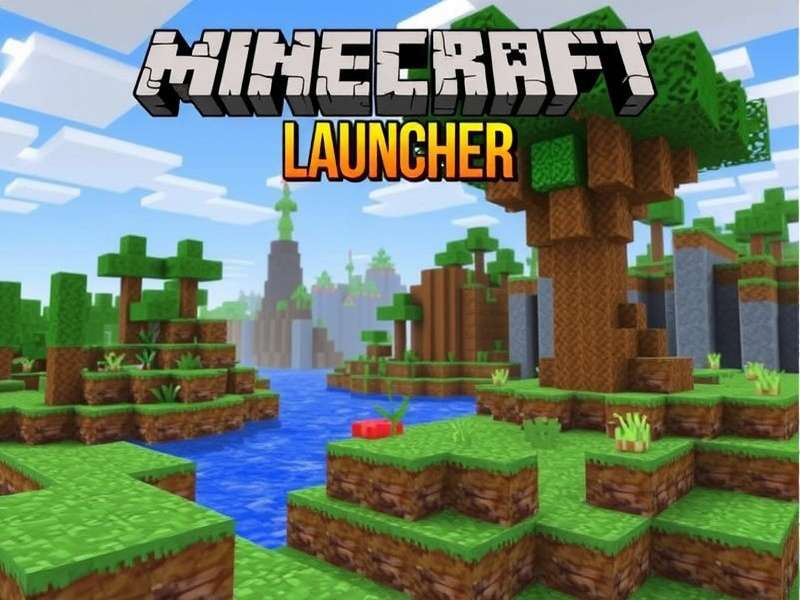Minecraft Launcher Interface on Windows Desktop