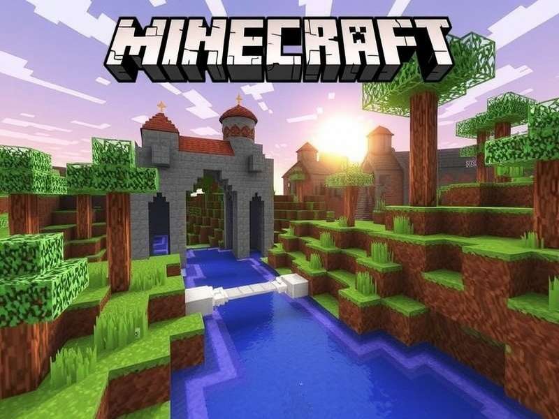 Minecraft PC Gameplay Screenshot showing creative building