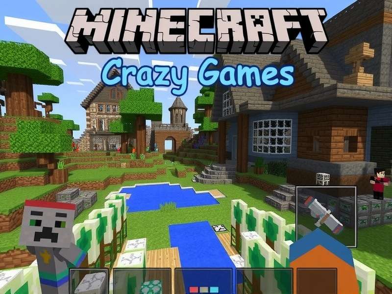 Minecraft gameplay showcasing creative building and exploration