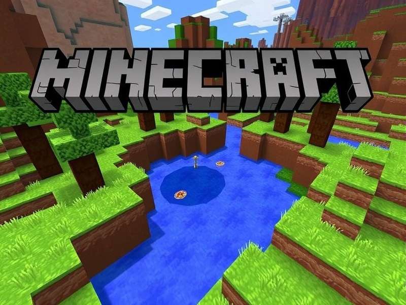 Minecraft mining scene with player discovering diamonds