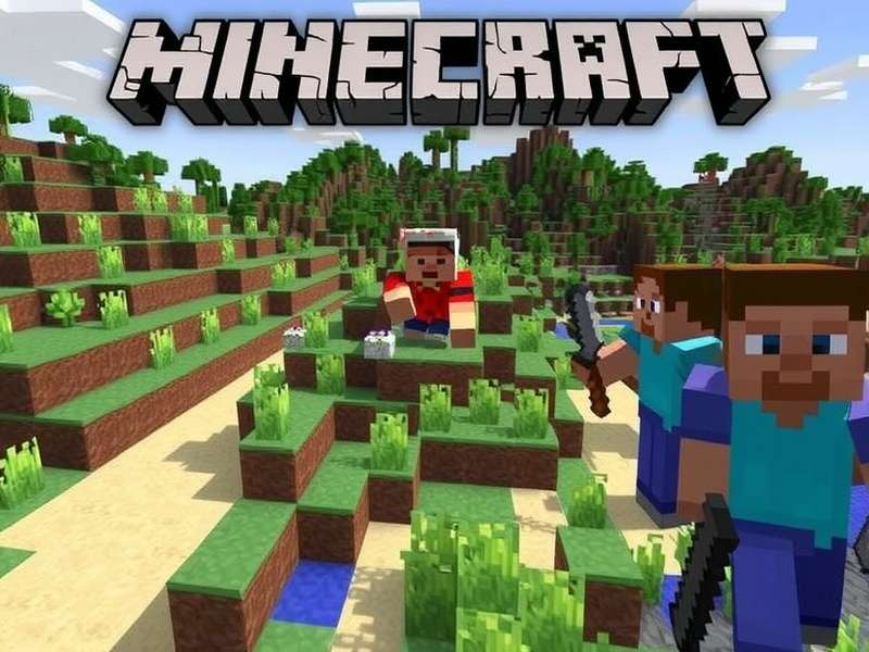 Minecraft PC Gameplay showing vast landscapes and creative builds