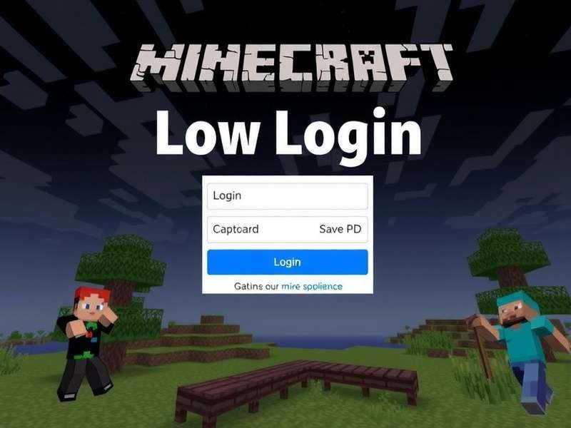 Modern Minecraft login screen showing Microsoft account sign-in