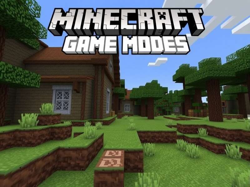 Visual representation of Minecraft game modes: Survival, Creative, Adventure, Spectator
