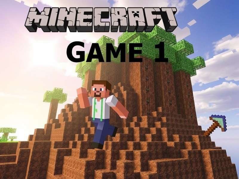 Minecraft Game crafting table interface and recipes