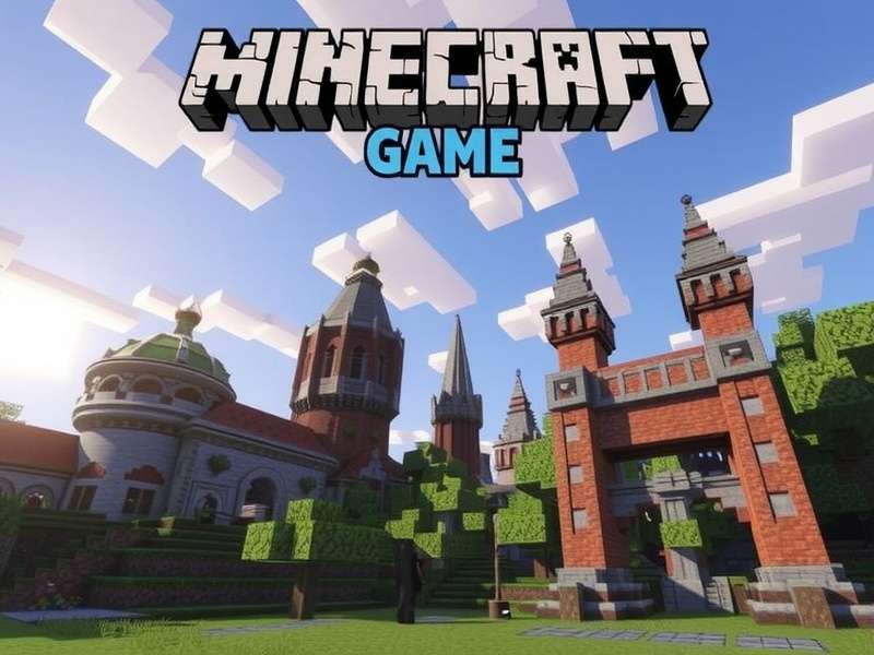 Minecraft Game world generation and building showcase