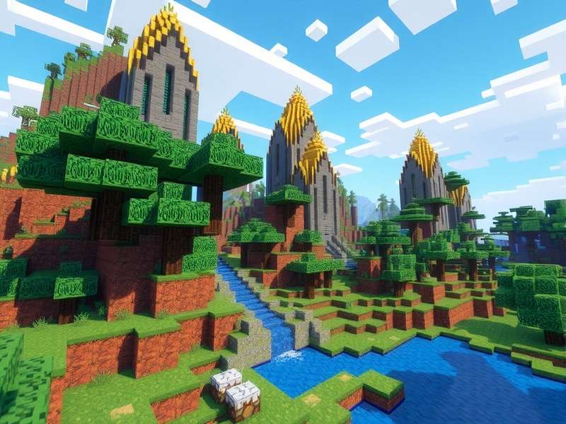 Multiplayer Minecraft session on Xbox with friends