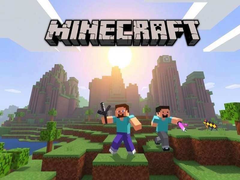 Minecraft Free To Play Gameplay showing creative building and survival mode