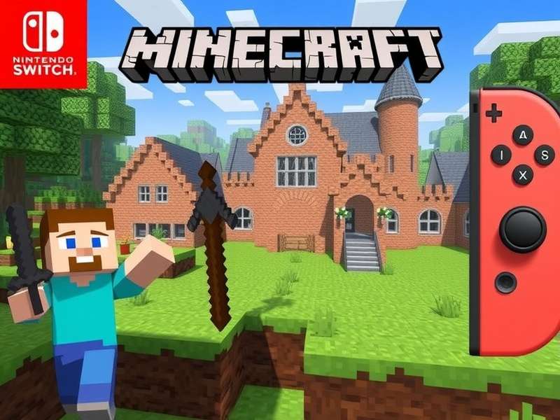 Newest Minecraft game for Nintendo Switch featuring cherry grove biome and sniffer mob in 2025