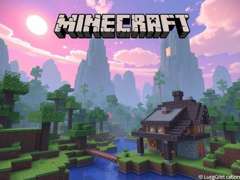 Minecraft For Windows with RTX ray tracing showing realistic water reflections and shadows