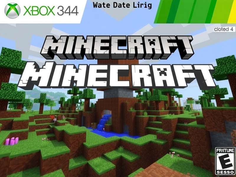 Minecraft Xbox Edition banner showing blocks and game controller