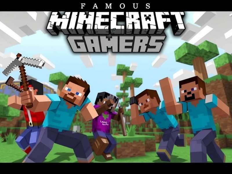 Famous Minecraft Gamers from India and around the world building epic structures