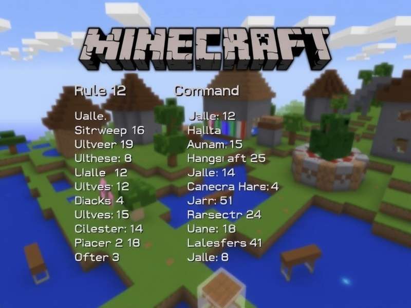 Minecraft Gamerules Command List interactive dashboard featuring Indian player tips and server data