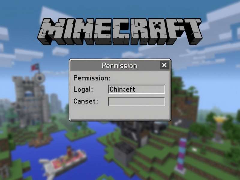 Minecraft Game Switcher Permission banner showing game mode switching interface
