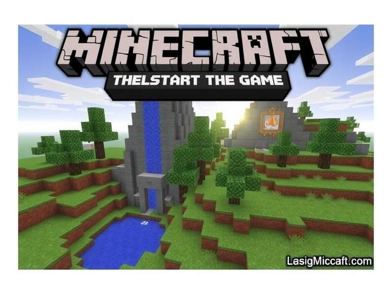 Minecraft Java Edition gameplay showing lush green landscape with mountains and forests