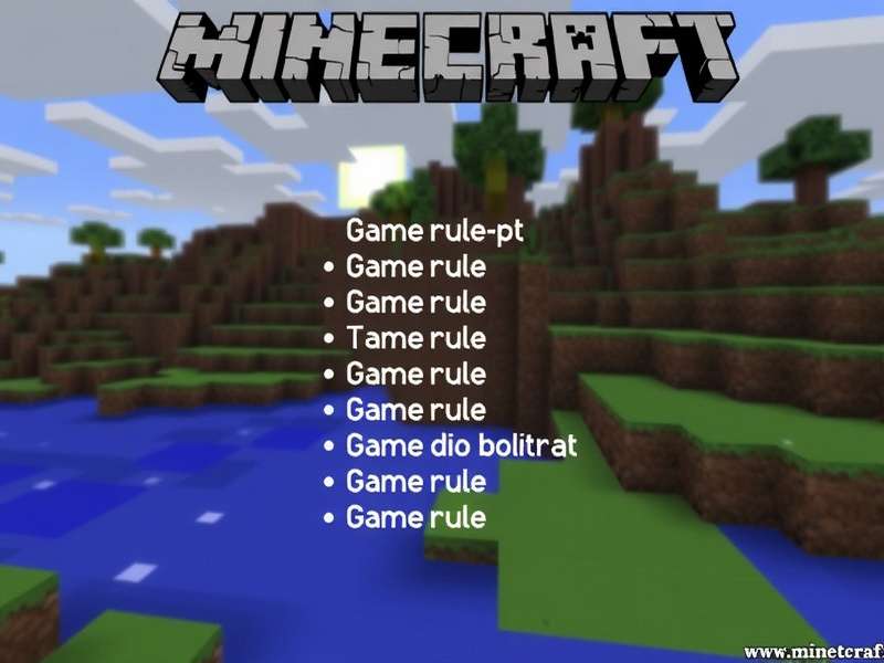 Minecraft Gamerule List – Complete overview of all game rules for Minecraft players in India