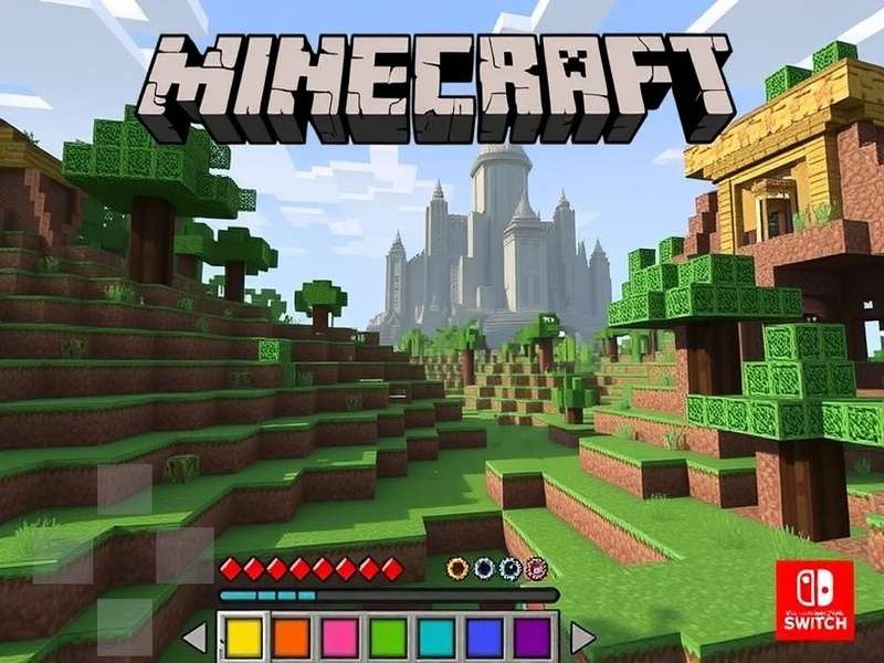 Minecraft Nintendo Switch gameplay in India – portable building and survival